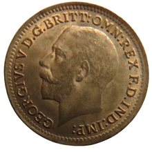 Load image into Gallery viewer, 1913 King George V 1/3 One Third Farthing Coin - For Use In Malta
