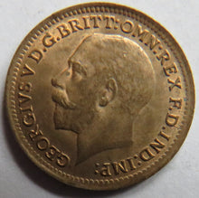 Load image into Gallery viewer, 1913 King George V 1/3 One Third Farthing Coin - For Use In Malta
