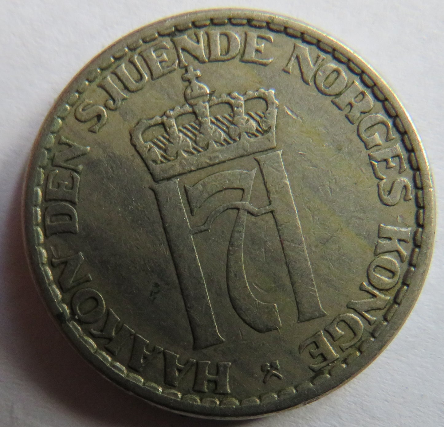 1955 Norway One Krone Coin