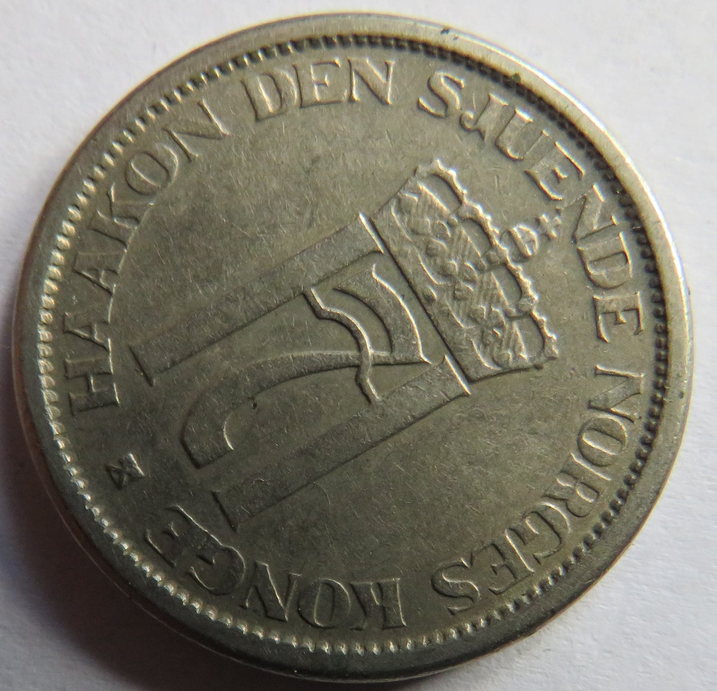 1951 Norway One Krone Coin