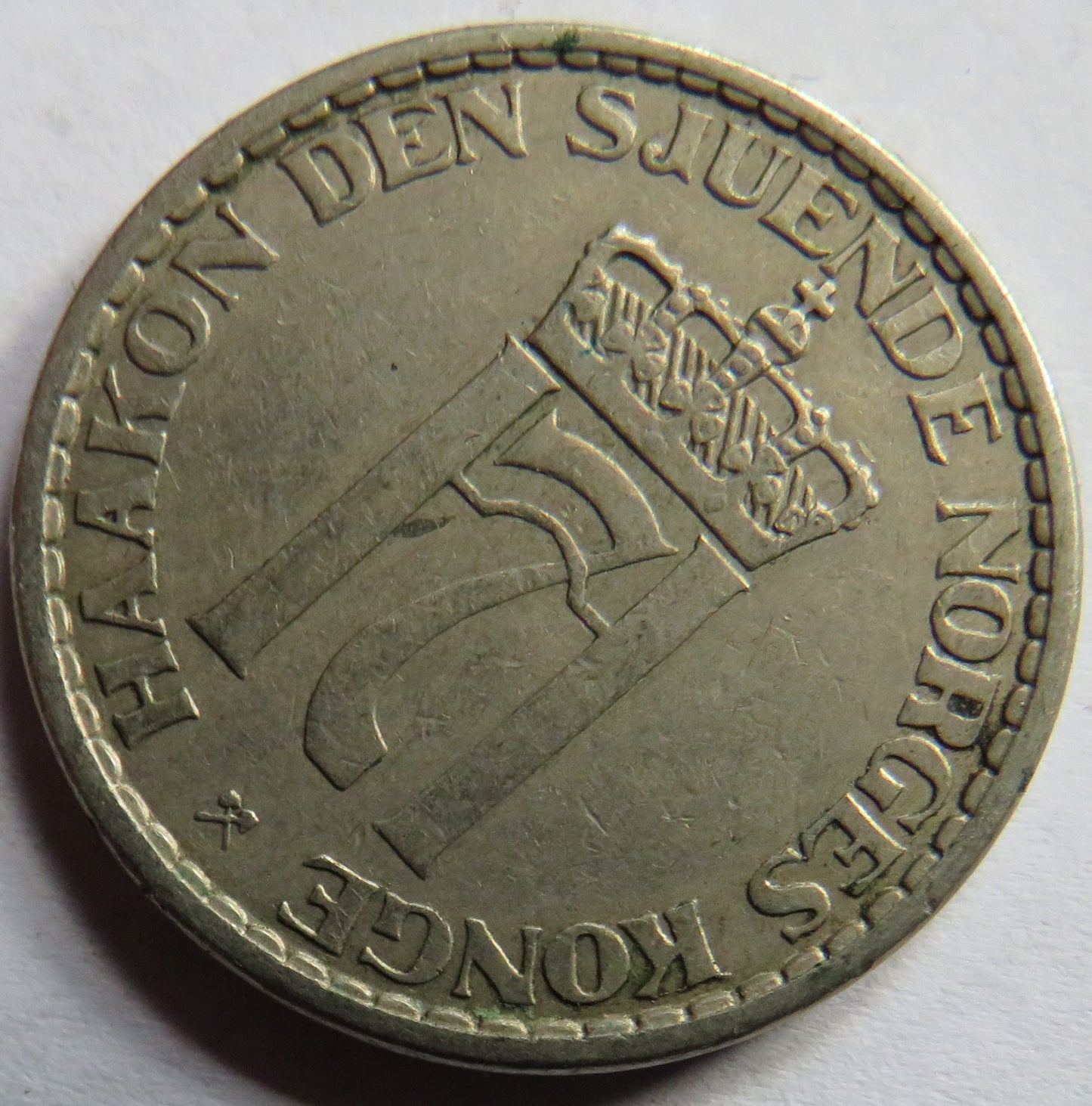 1953 Norway One Krone Coin