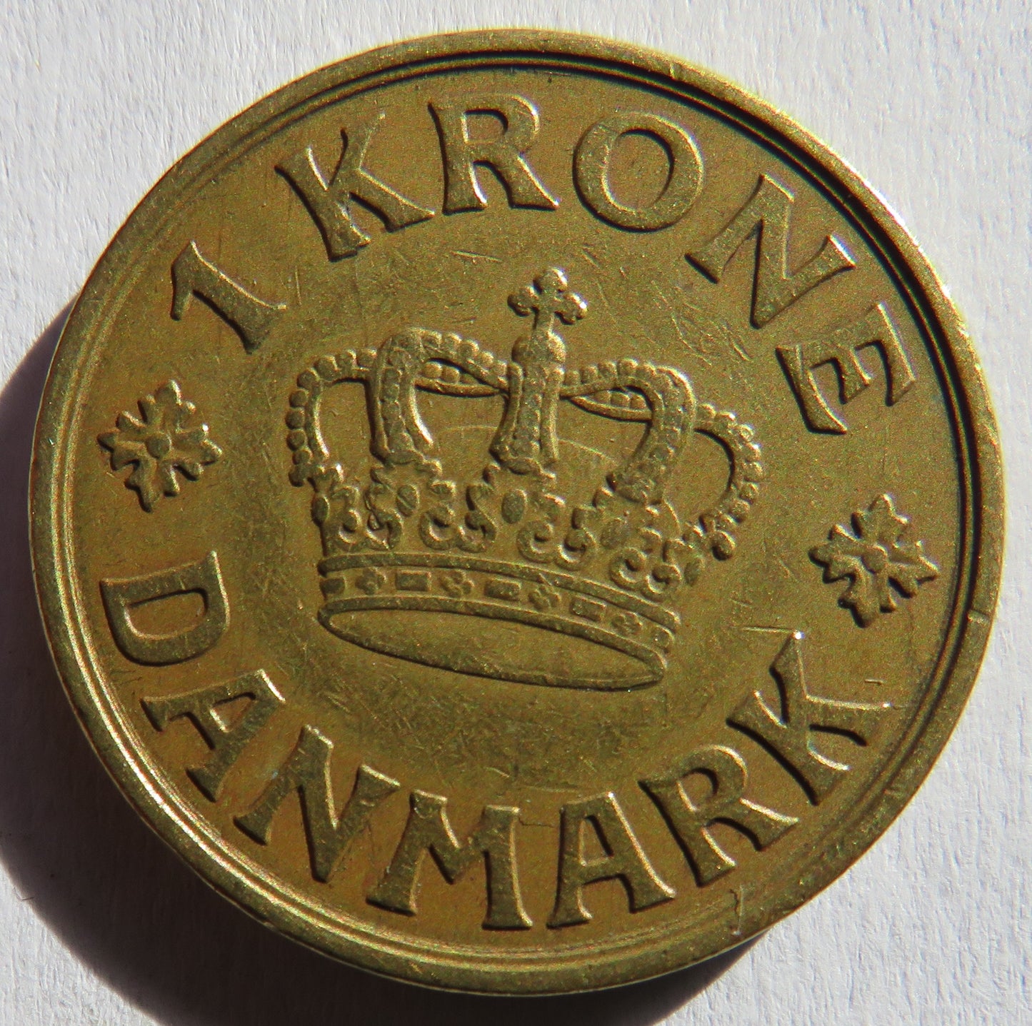 1939 Denmark One Krone Coin