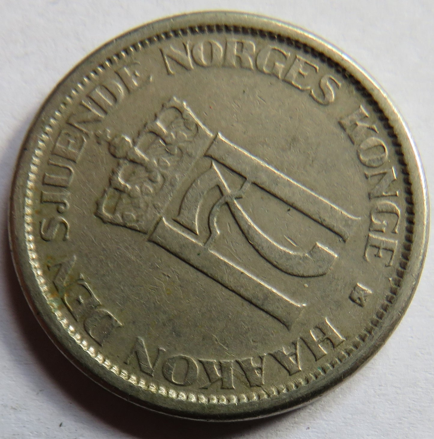 1951 Norway One Krone Coin