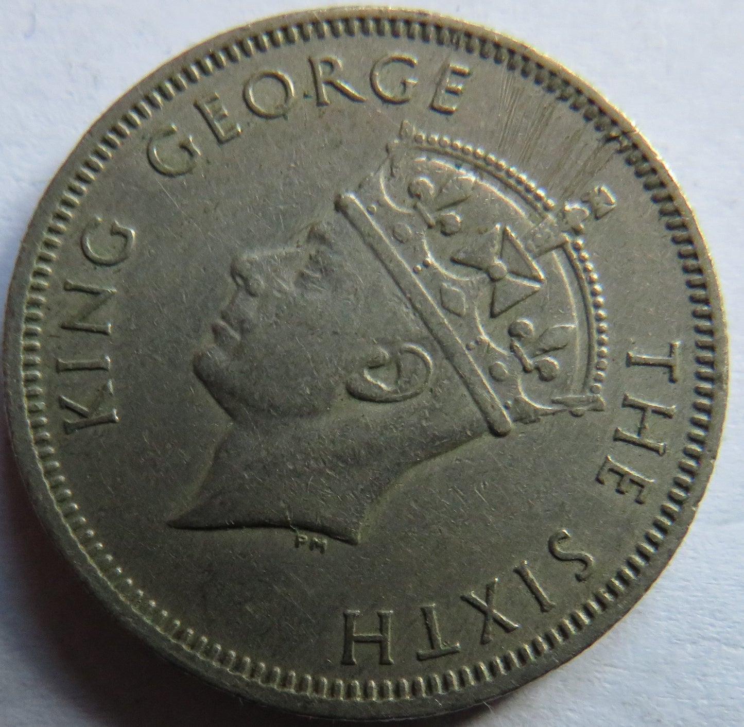1948 King George VI Commissioners of Currency Malaya 20 Cents Coin