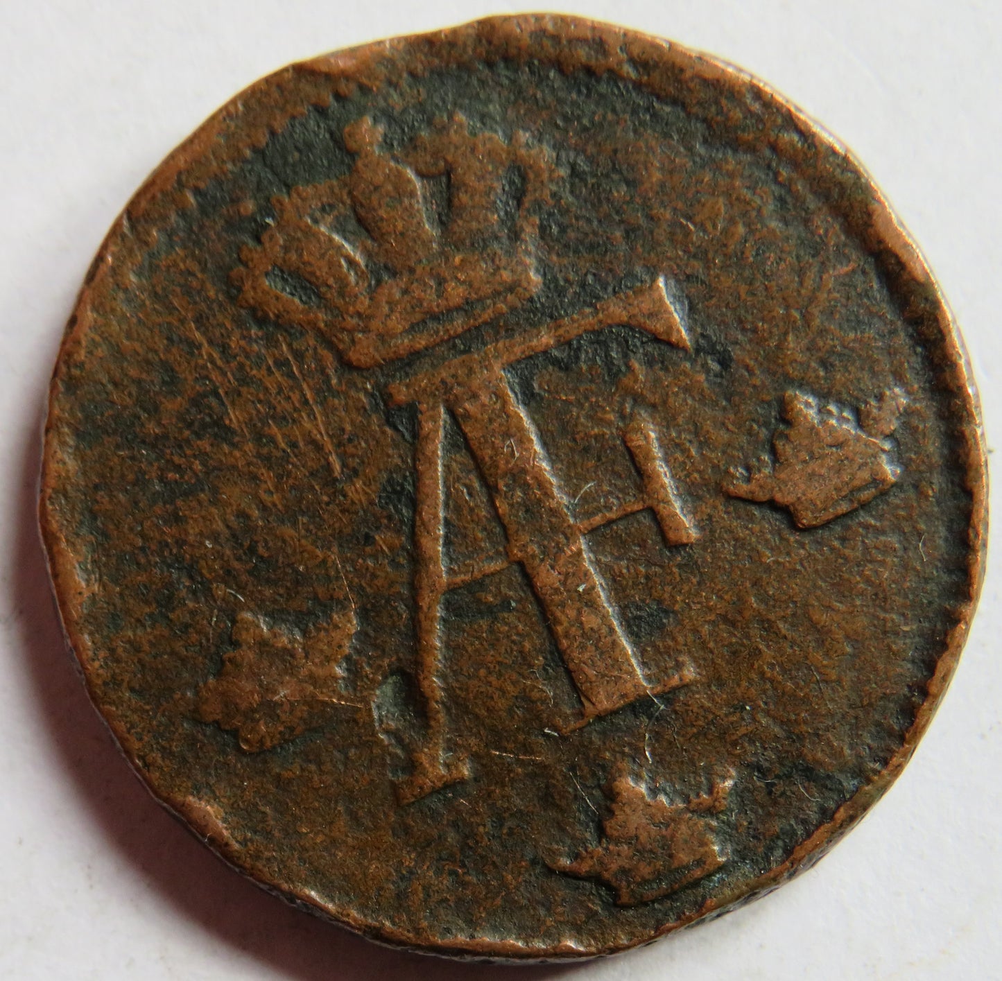 1761 Sweden One Öre Coin