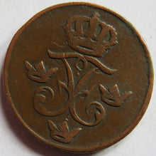Load image into Gallery viewer, 1738 Sweden One Öre Coin
