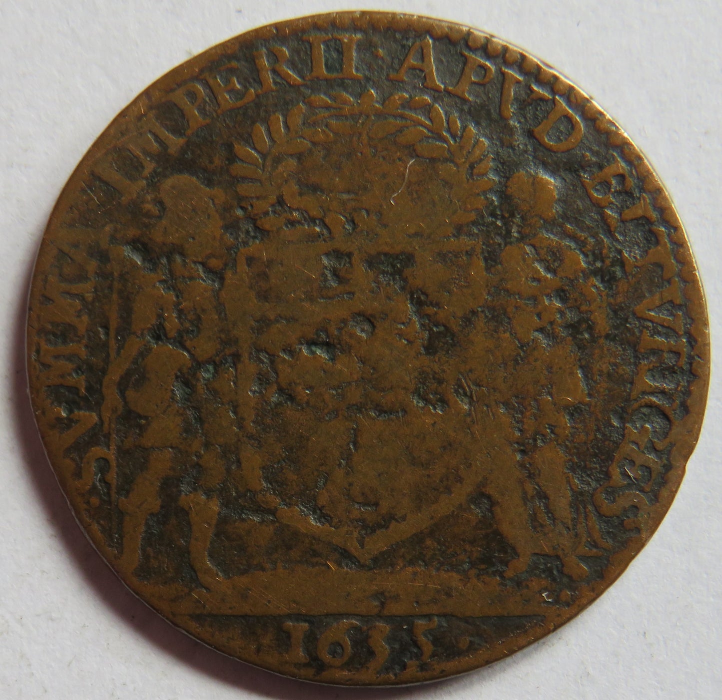 1635 France Token Towns and Gentry Chambre des Comptes du Berry