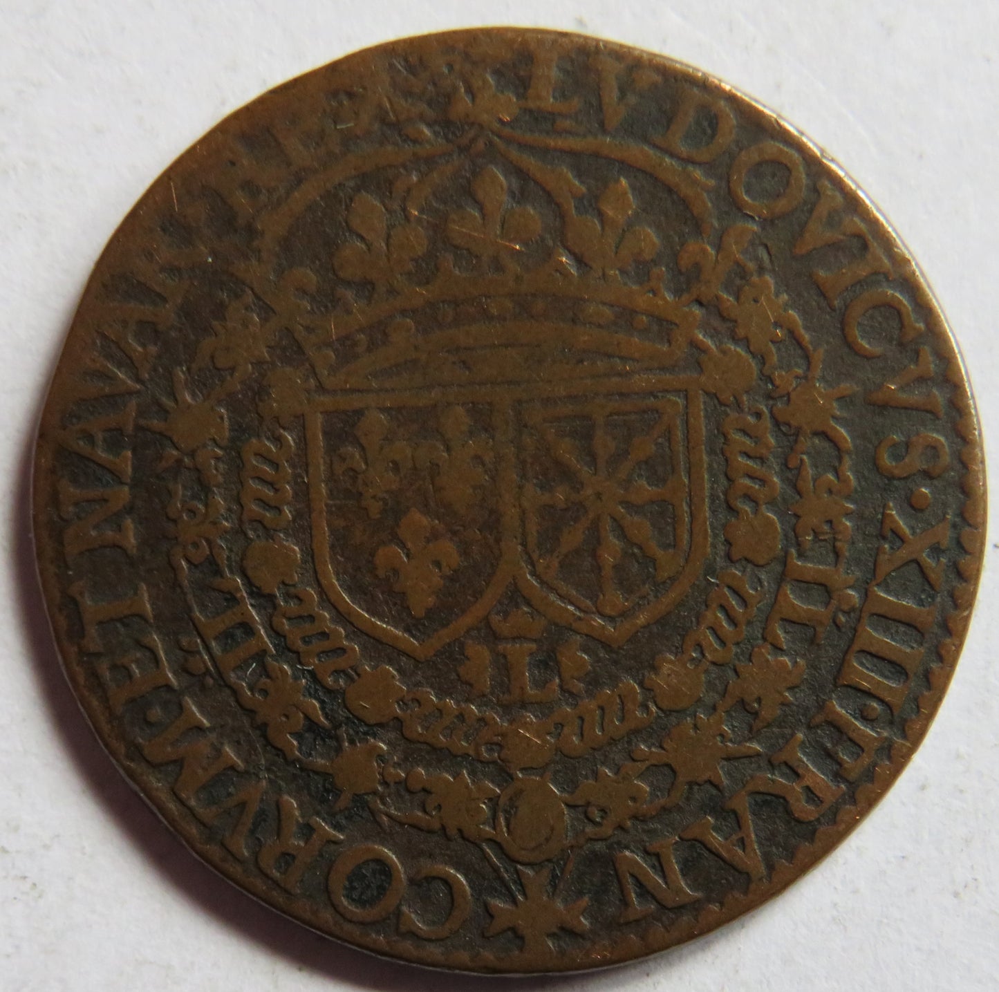 1635 France Token Towns and Gentry Chambre des Comptes du Berry