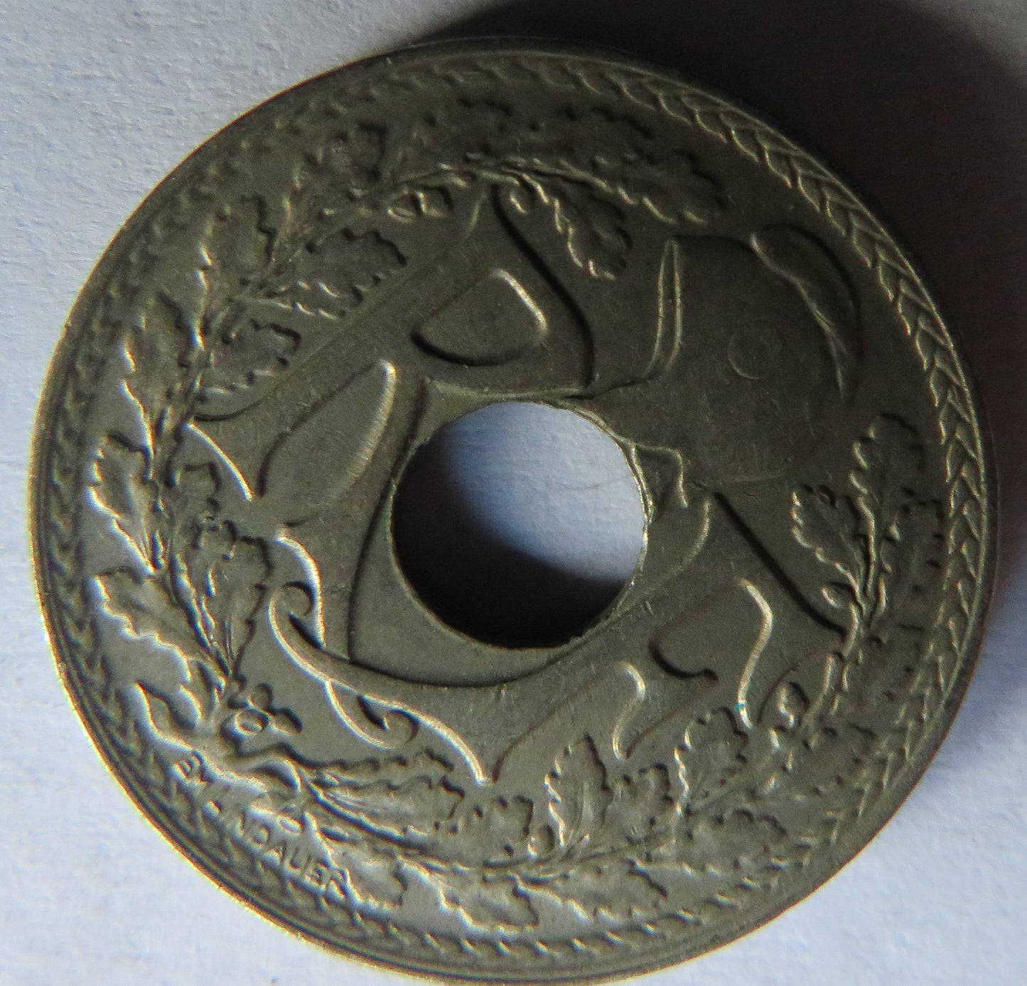 1918 France 5 Centimes Coin