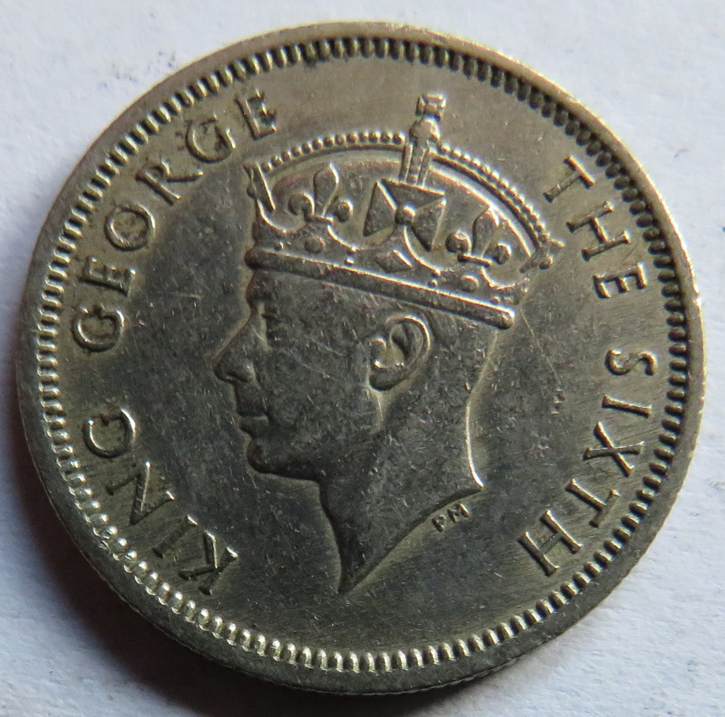 1949 King George VI Commissioners of Currency Malaya 10 Cents Coin
