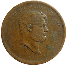 Load image into Gallery viewer, 1851 Kingdom of the Two Sicilies (Italian States)  10 Tornesi Coin
