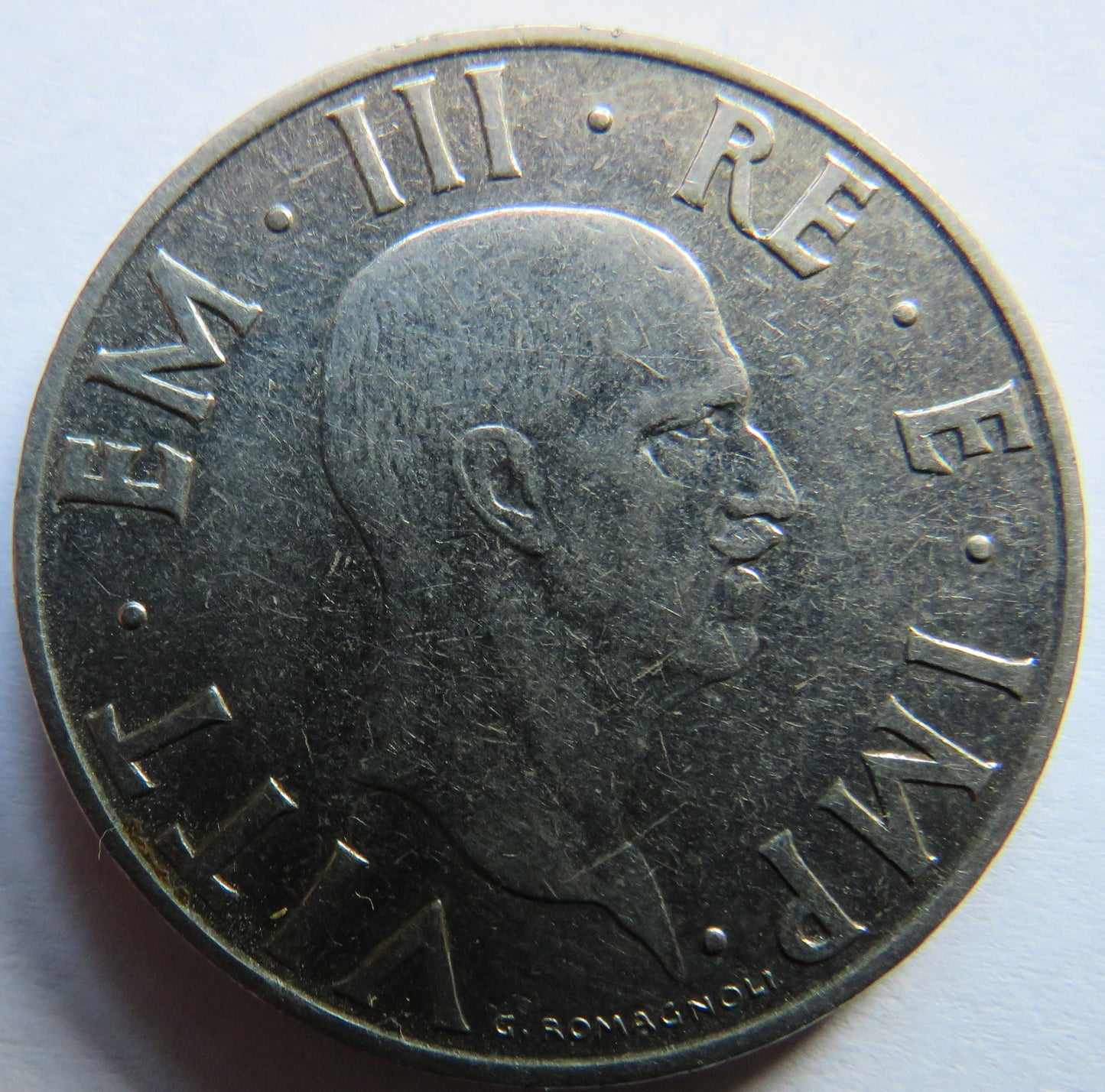 1940 Italy 2 Lire Coin