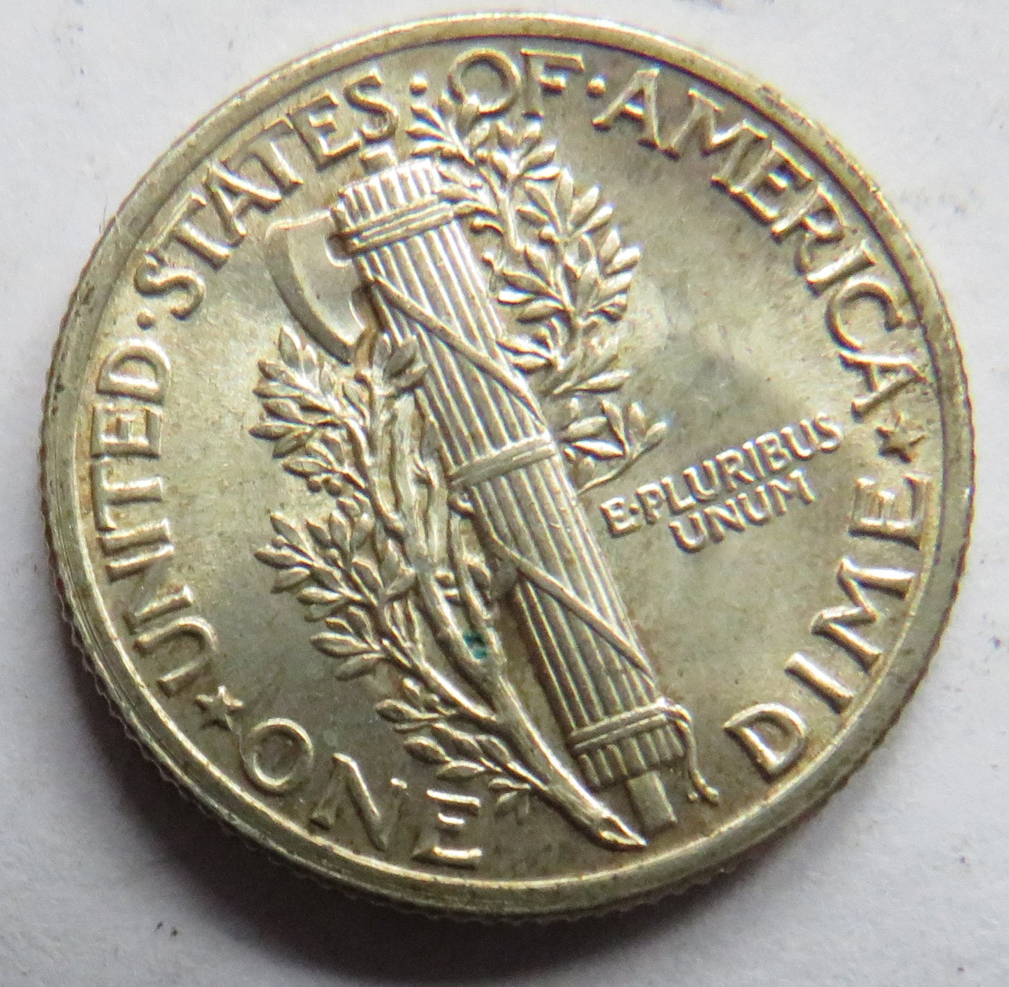 1935 USA Silver Mercury One Dime Coin In High Grade