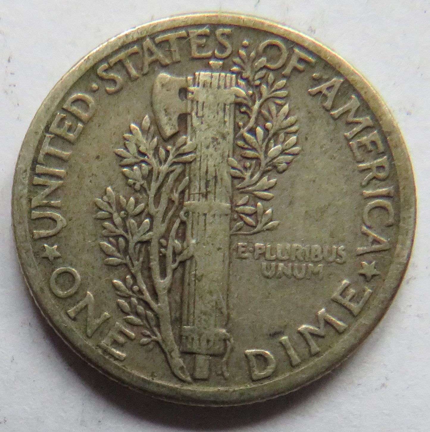 1927 USA Silver Mercury One Dime Coin