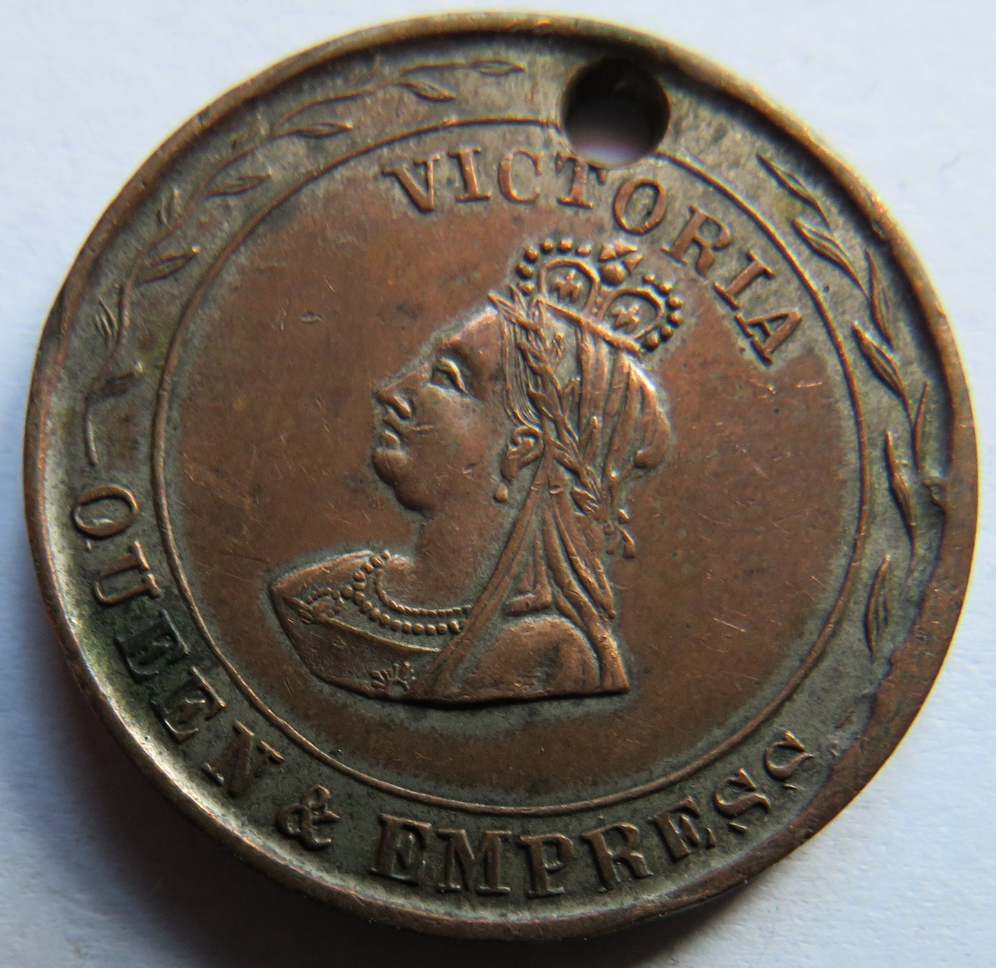 1837-1897 Queen Victoria Australia Medal To Commemorate 60 Years of Reign