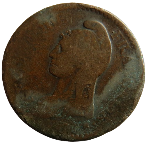 1799-A / Lan 8 France One Decime Coin