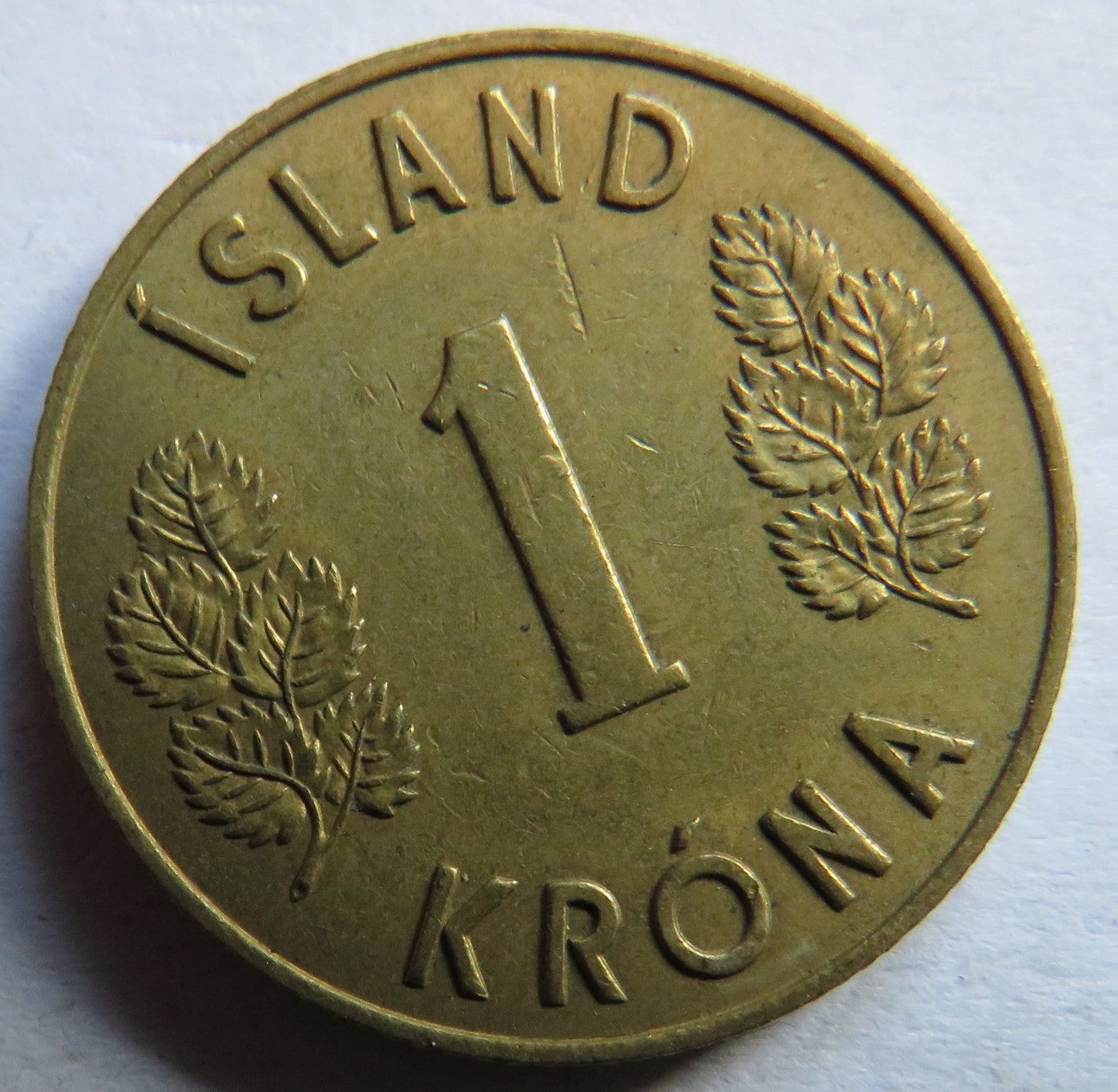 1946 Iceland One Krona Coin
