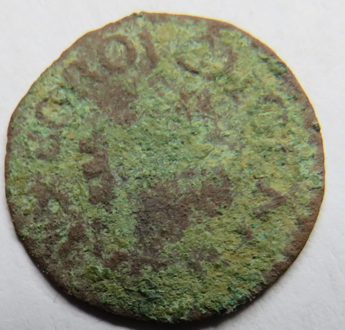 1657 Berkshire, Newbury Farthing Token image 3