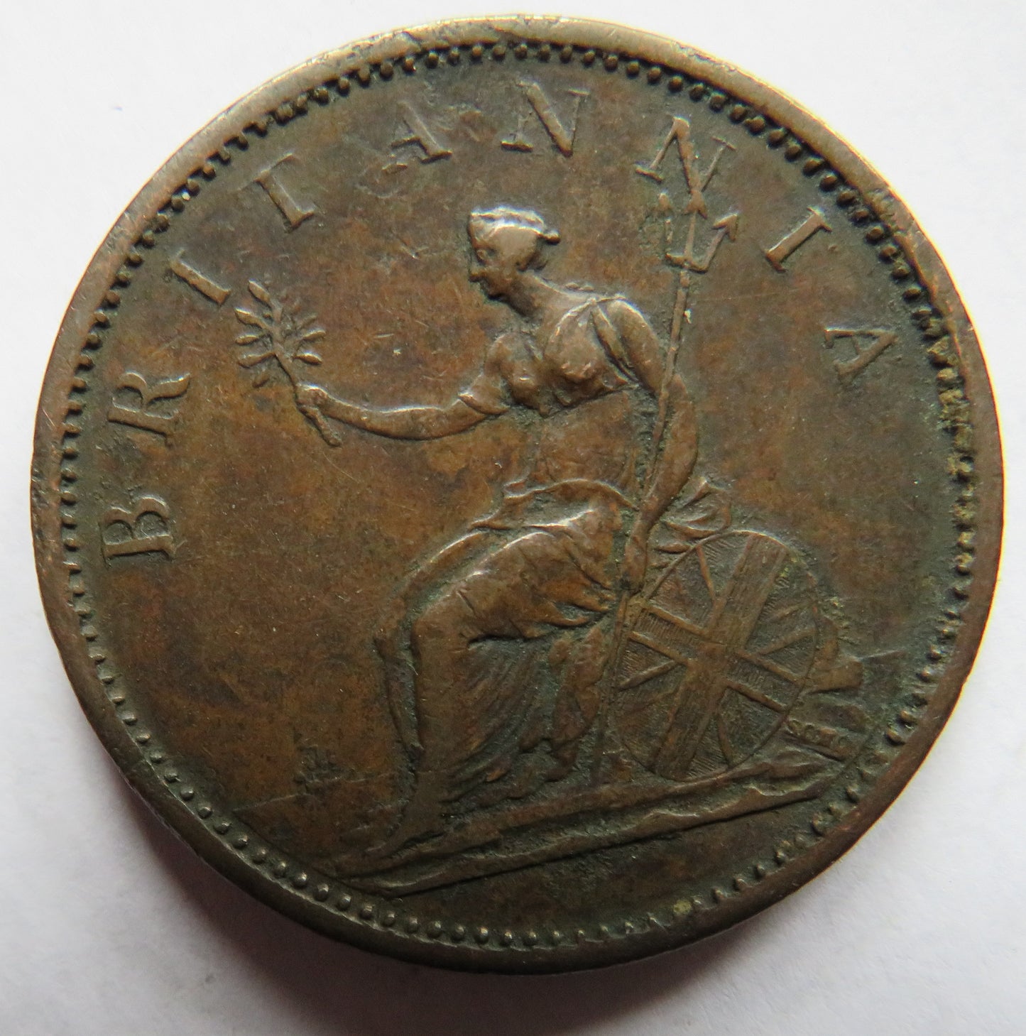 1806 King George III One Penny Coin - Great Britain