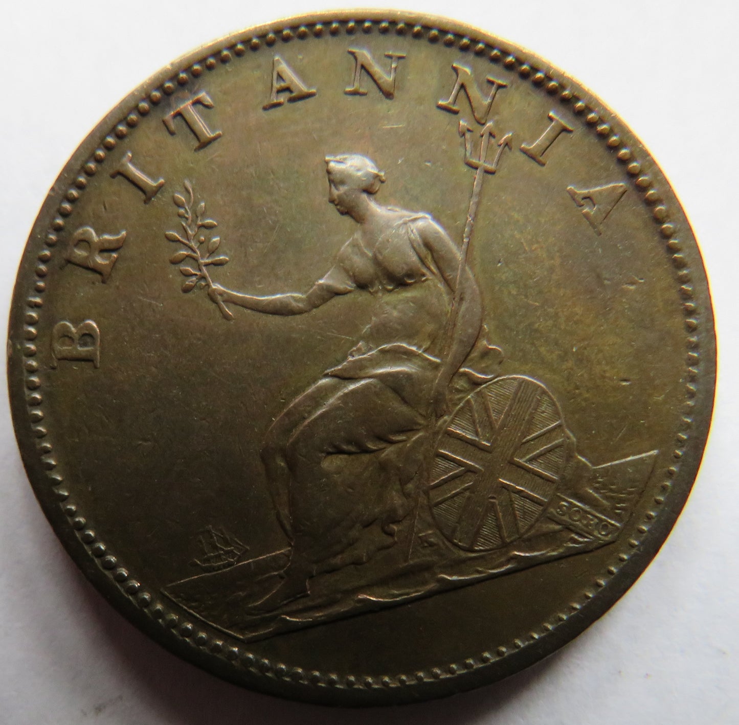 1806 King George III Halfpenny Coin In Better Grade - Great Britain