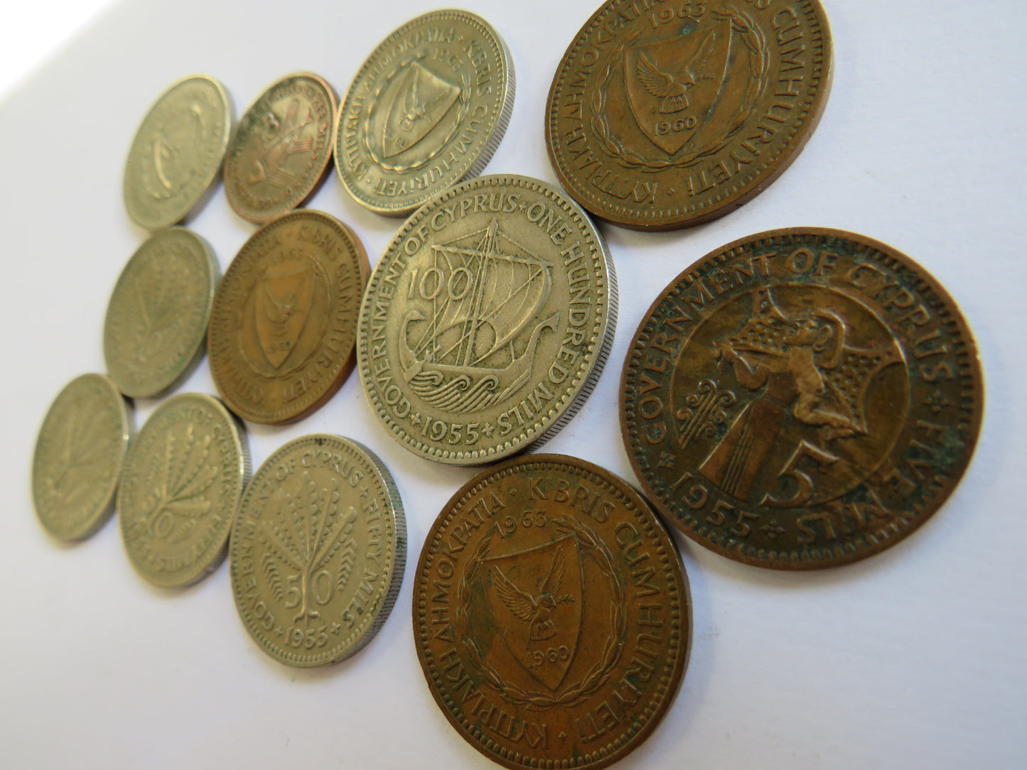 A Small Collection of Old Coins From Cyprus