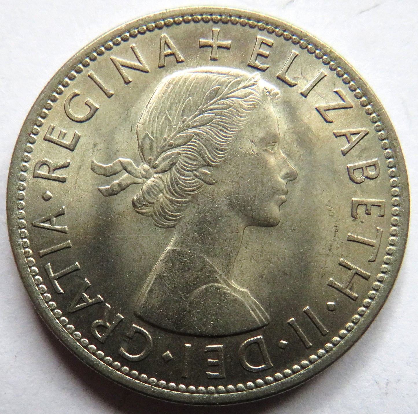 1954 Queen Elizabeth II Halfcrown Coin In High Grade - Great Britain