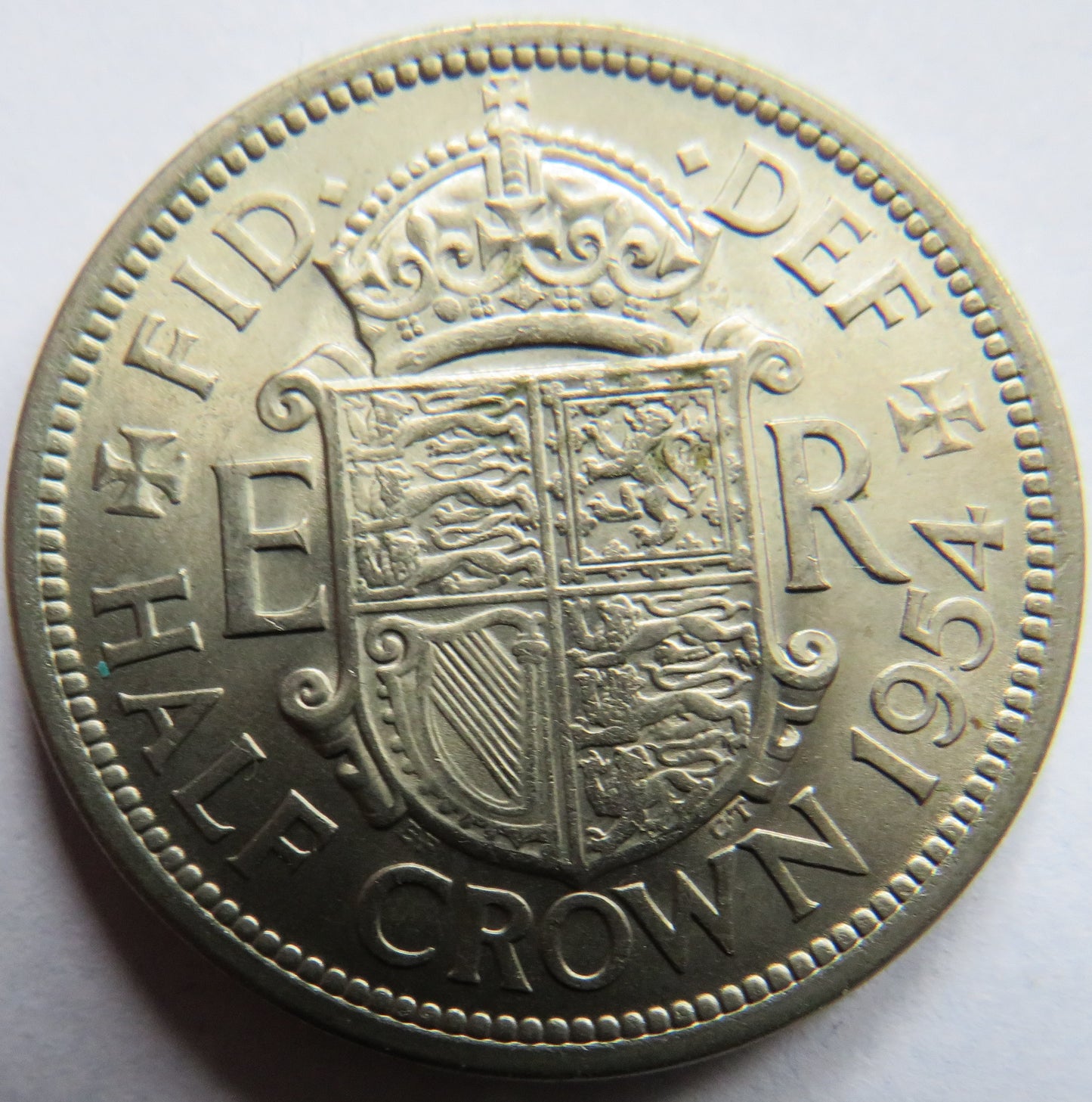 1954 Queen Elizabeth II Halfcrown Coin In High Grade - Great Britain