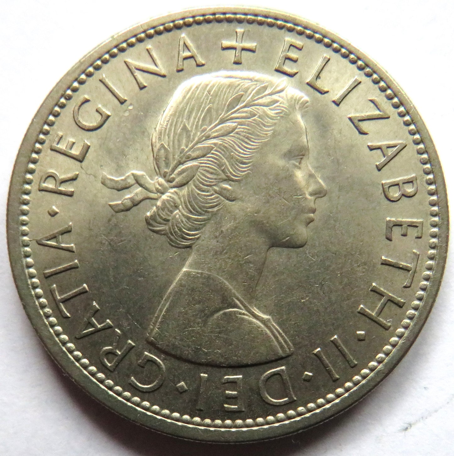 1956 Queen Elizabeth II Halfcrown Coin In Better Grade - Great Britain