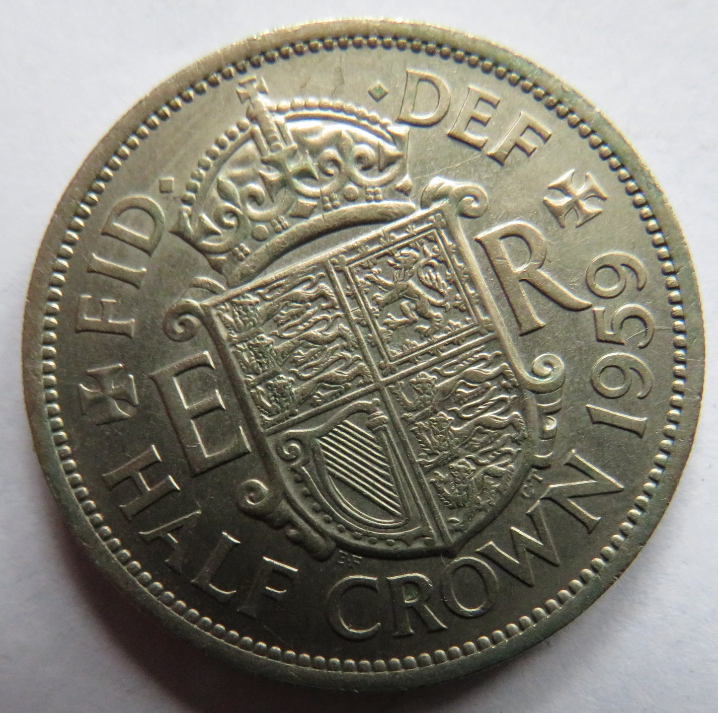 1959 Queen Elizabeth II Halfcrown Coin In Better Grade - Great Britain