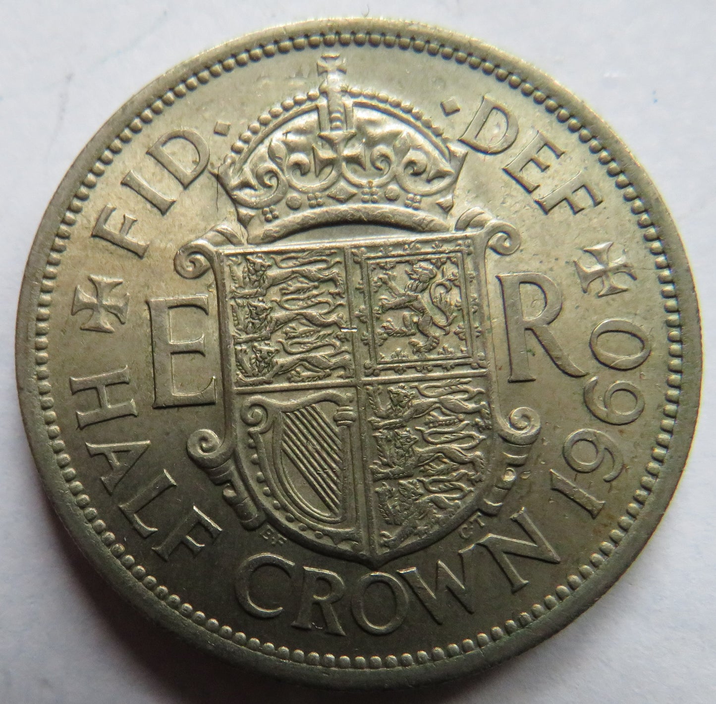 1960 Queen Elizabeth II Halfcrown Coin In Better Grade - Great Britain