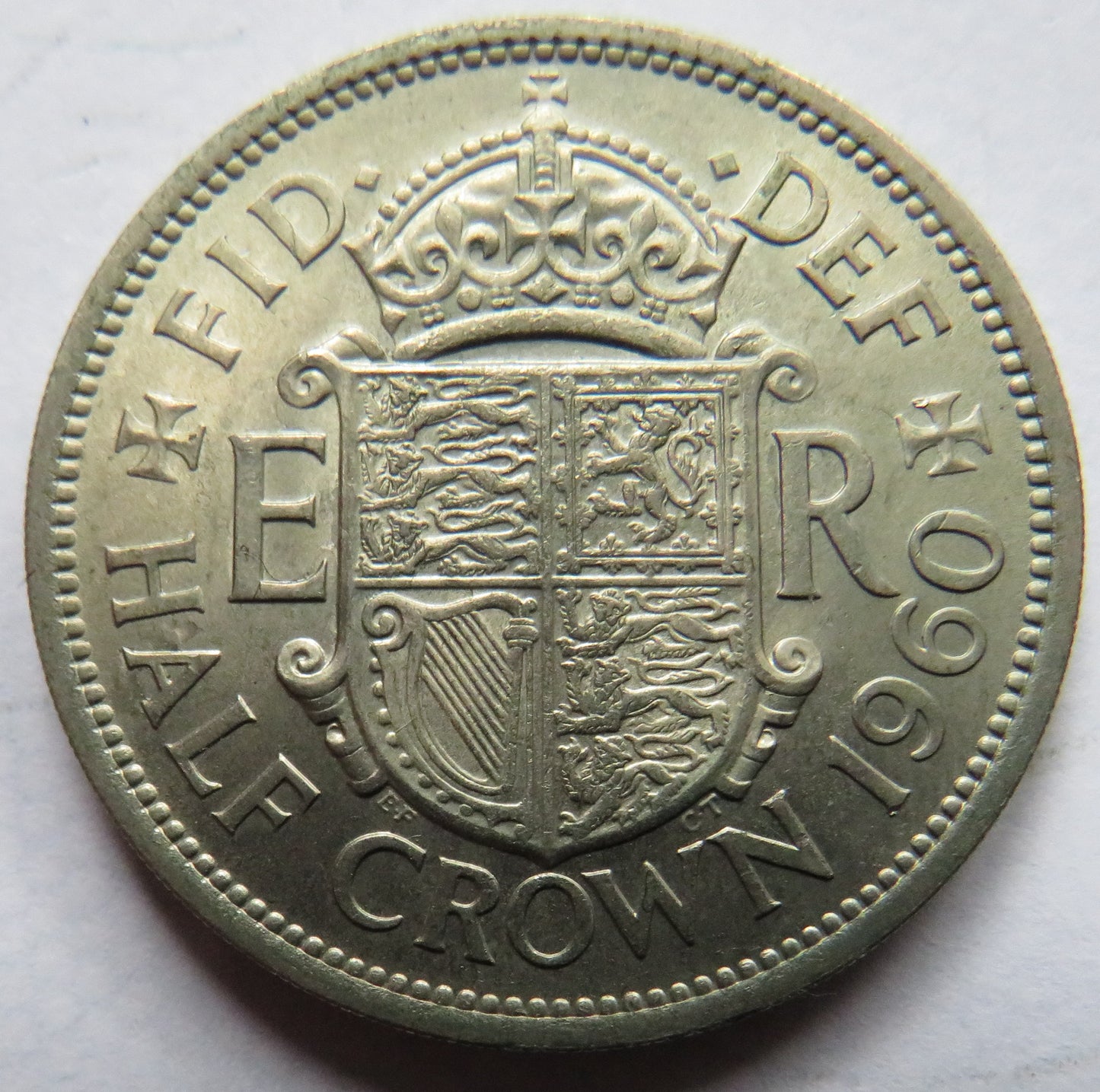 1960 Queen Elizabeth II Halfcrown Coin In High Grade - Great Britain