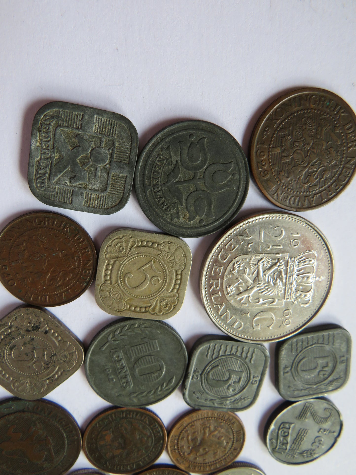 A Small Collection of Old Coins From The Netherlands