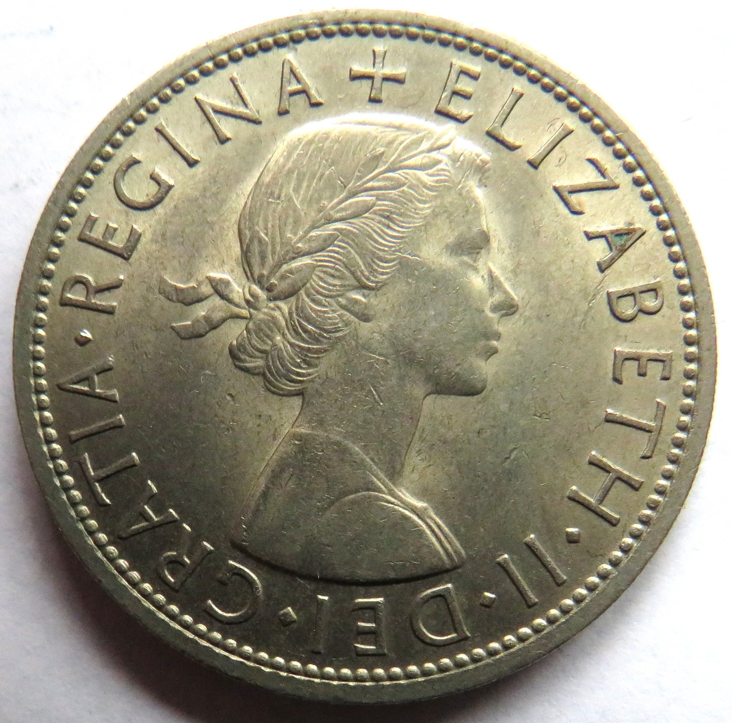 1959 Queen Elizabeth II Halfcrown Coin In Better Grade - Great Britain