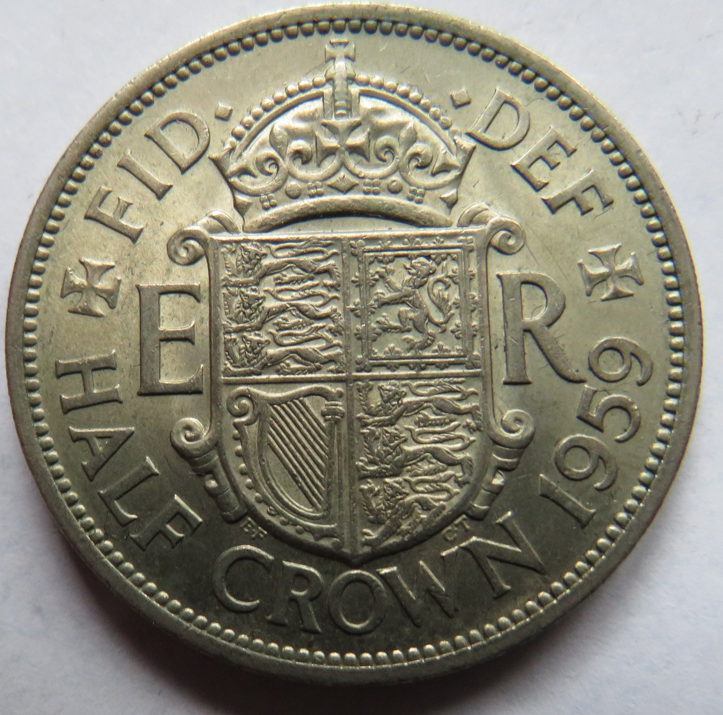 1959 Queen Elizabeth II Halfcrown Coin In Better Grade - Great Britain