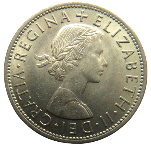 1959 Queen Elizabeth II Halfcrown Coin In Higher Grade - Great Britain