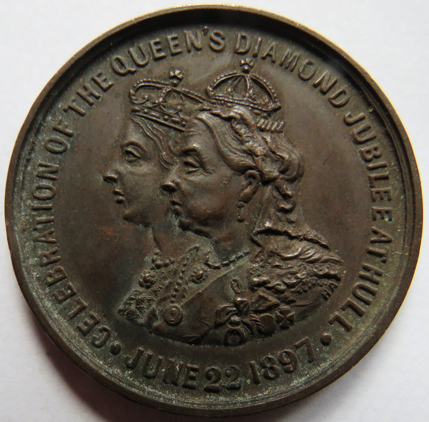 1897 Queen Victoria Diamond Jubilee Celebration At Hull Medal