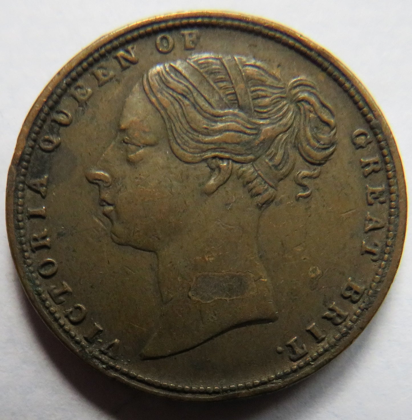 Mid 19thC Queen Victoria Gaming Token / Counter