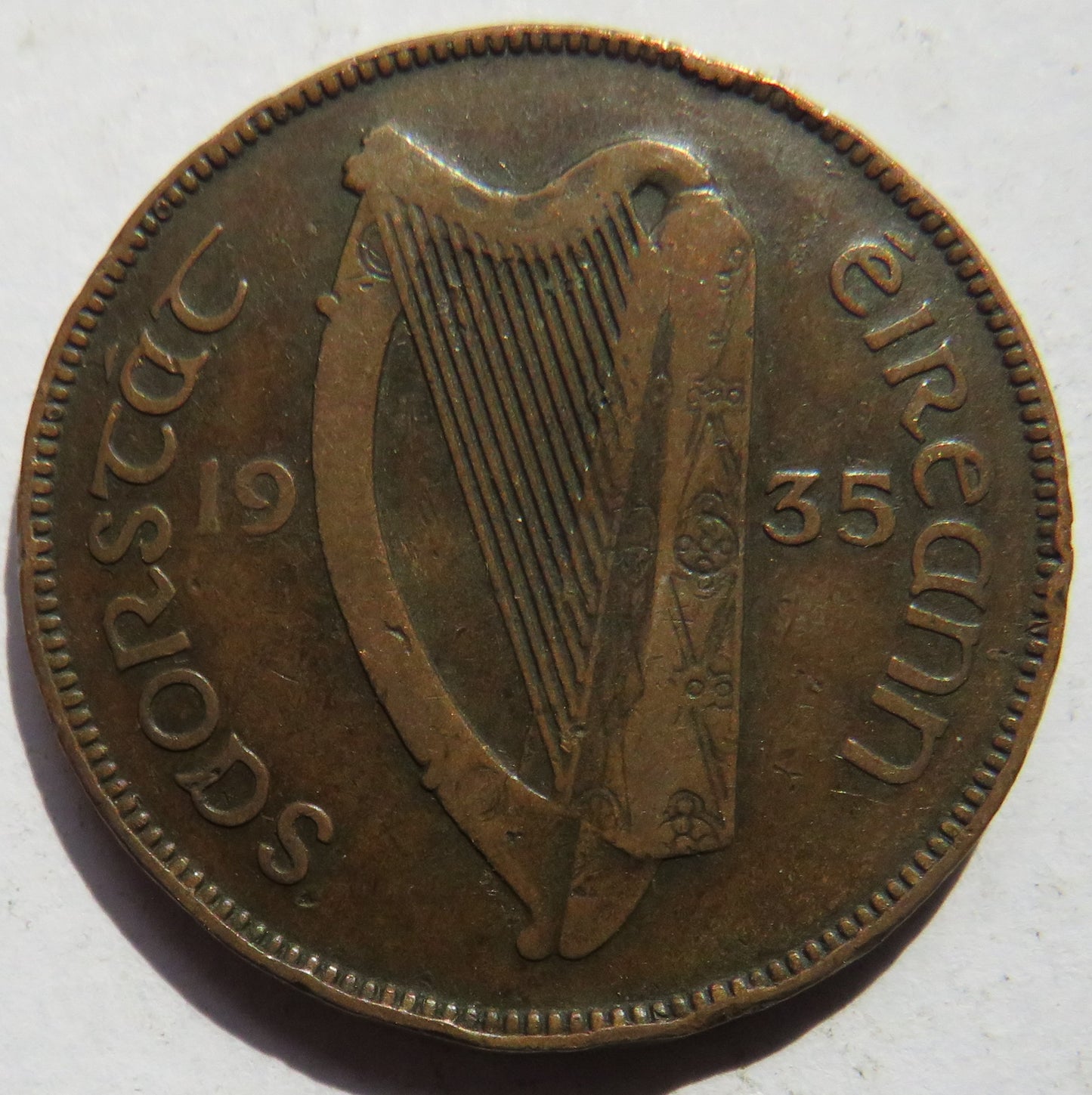 1935 Eire Ireland One Penny Coin