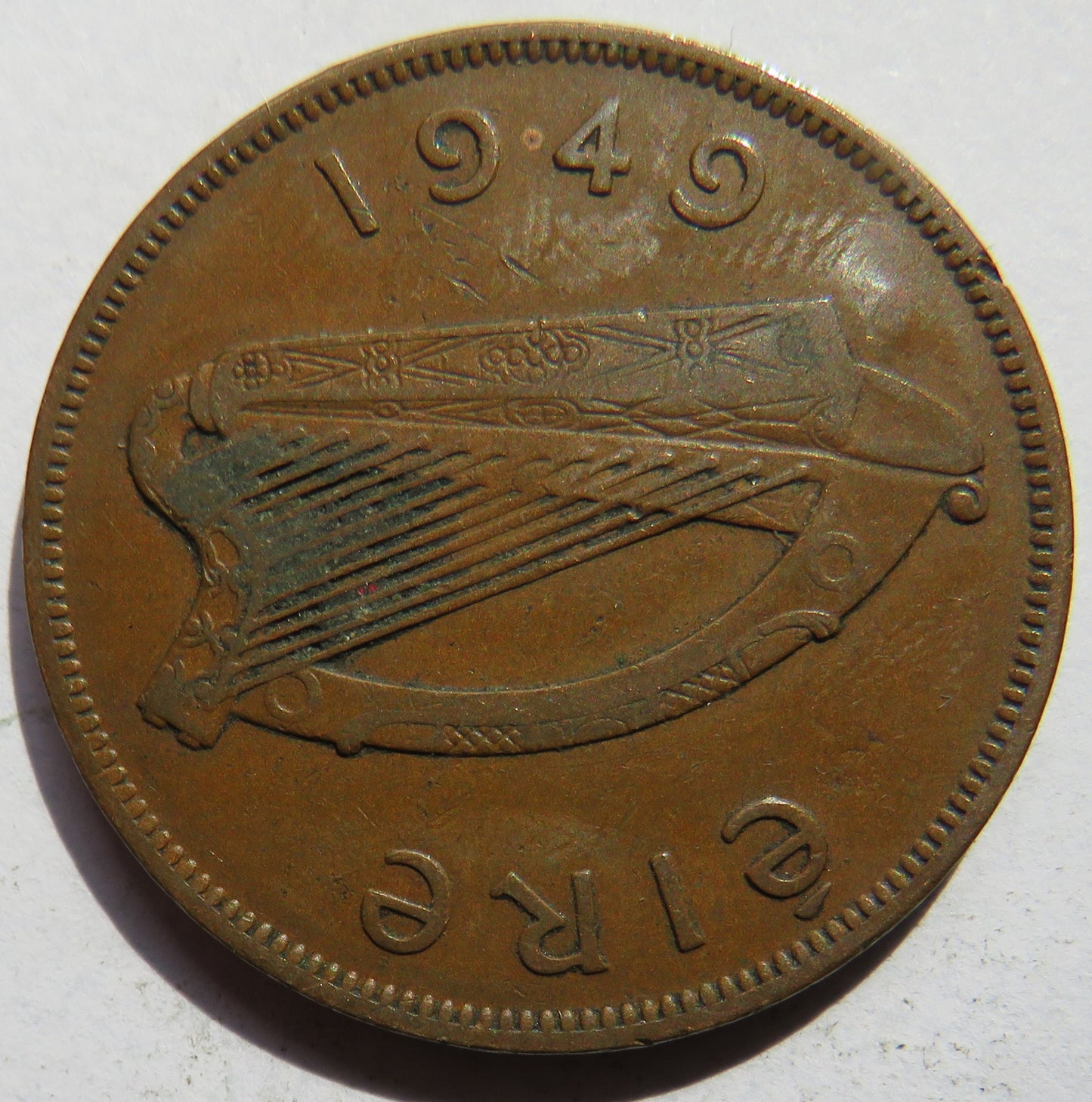 1949 Eire Ireland One Penny Coin