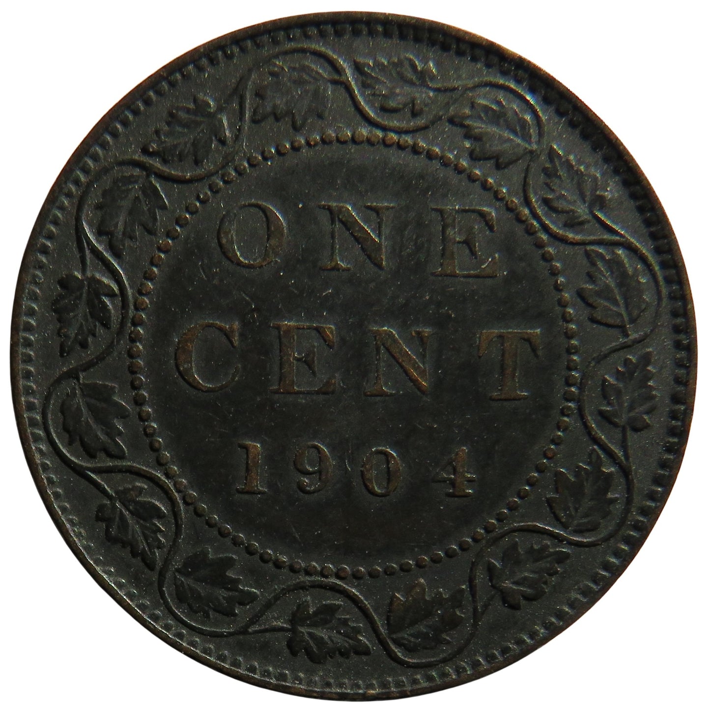 1904 King Edward VII Canada One Cent Coin