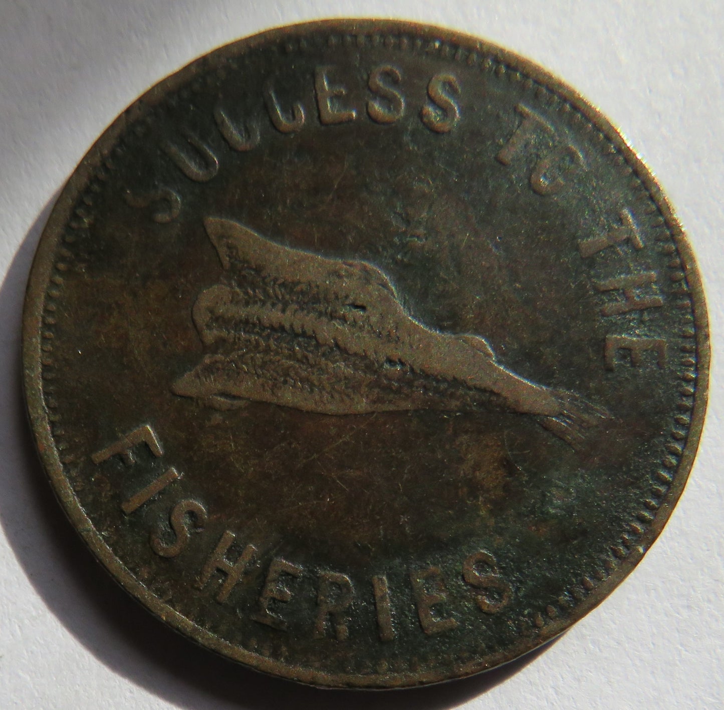 19th Canadian Token Success To The Fisheries Speed The Plough
