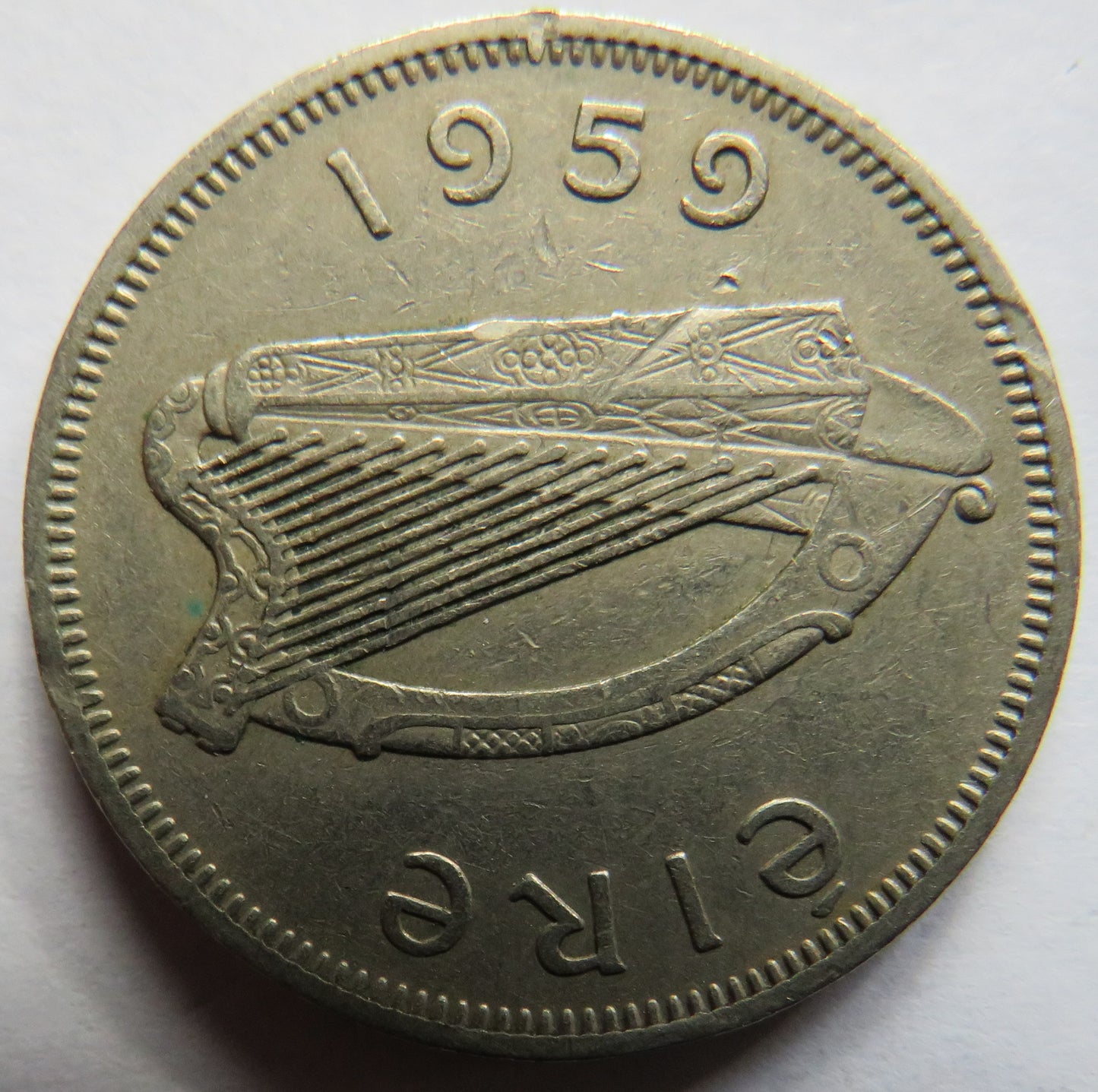 1955 Ireland Florin / 2 Shillings Coin