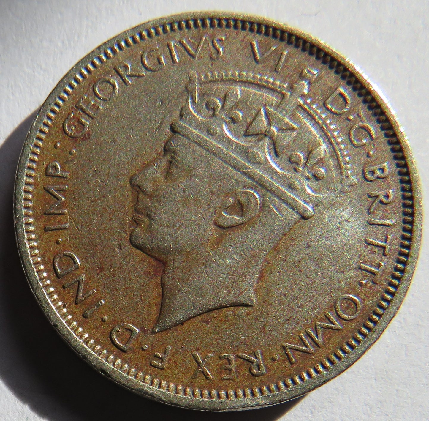 1941 King George VI British West Africa Threepence Coin
