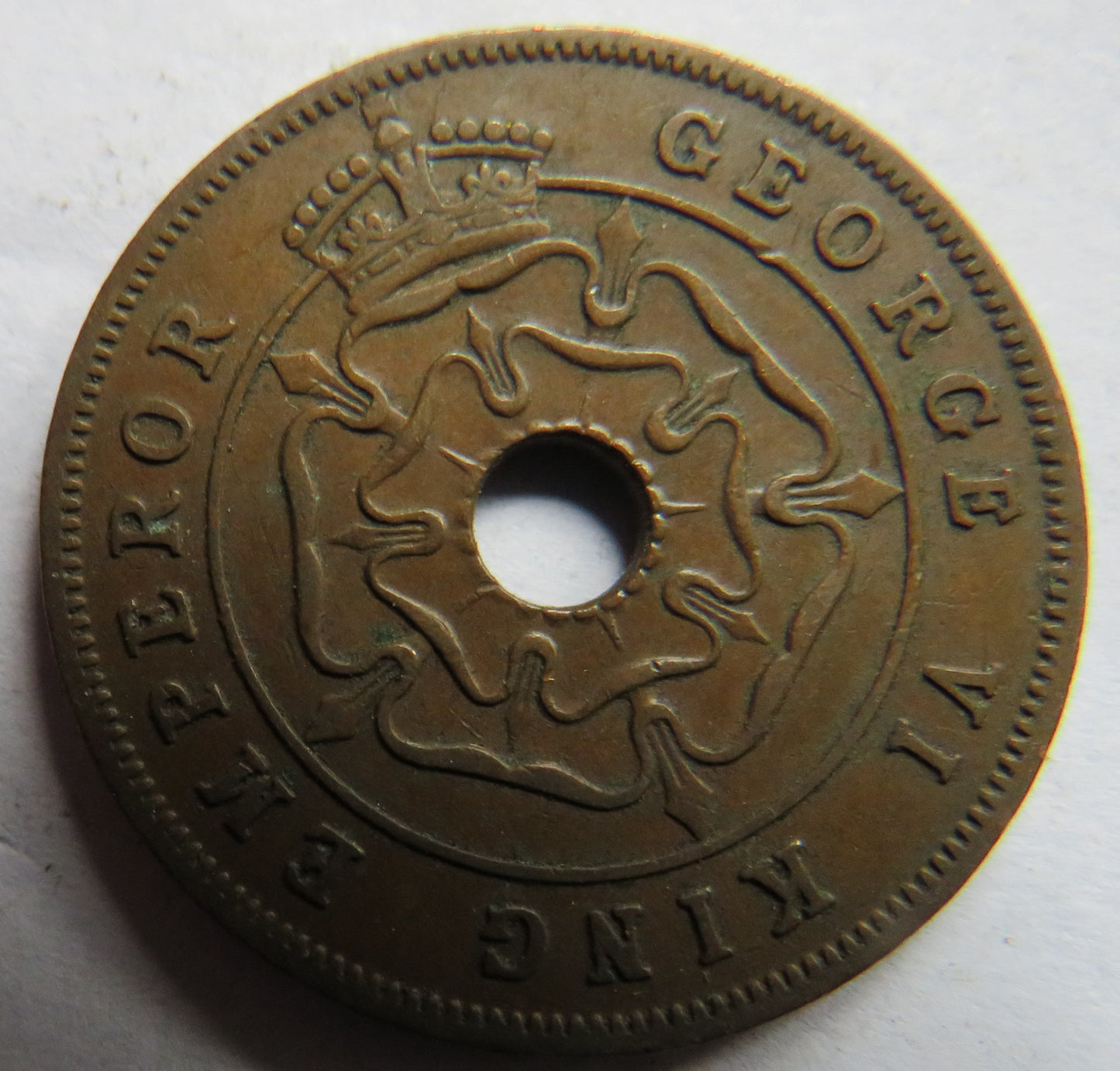 1947 Southern Rhodesia One Penny Coin