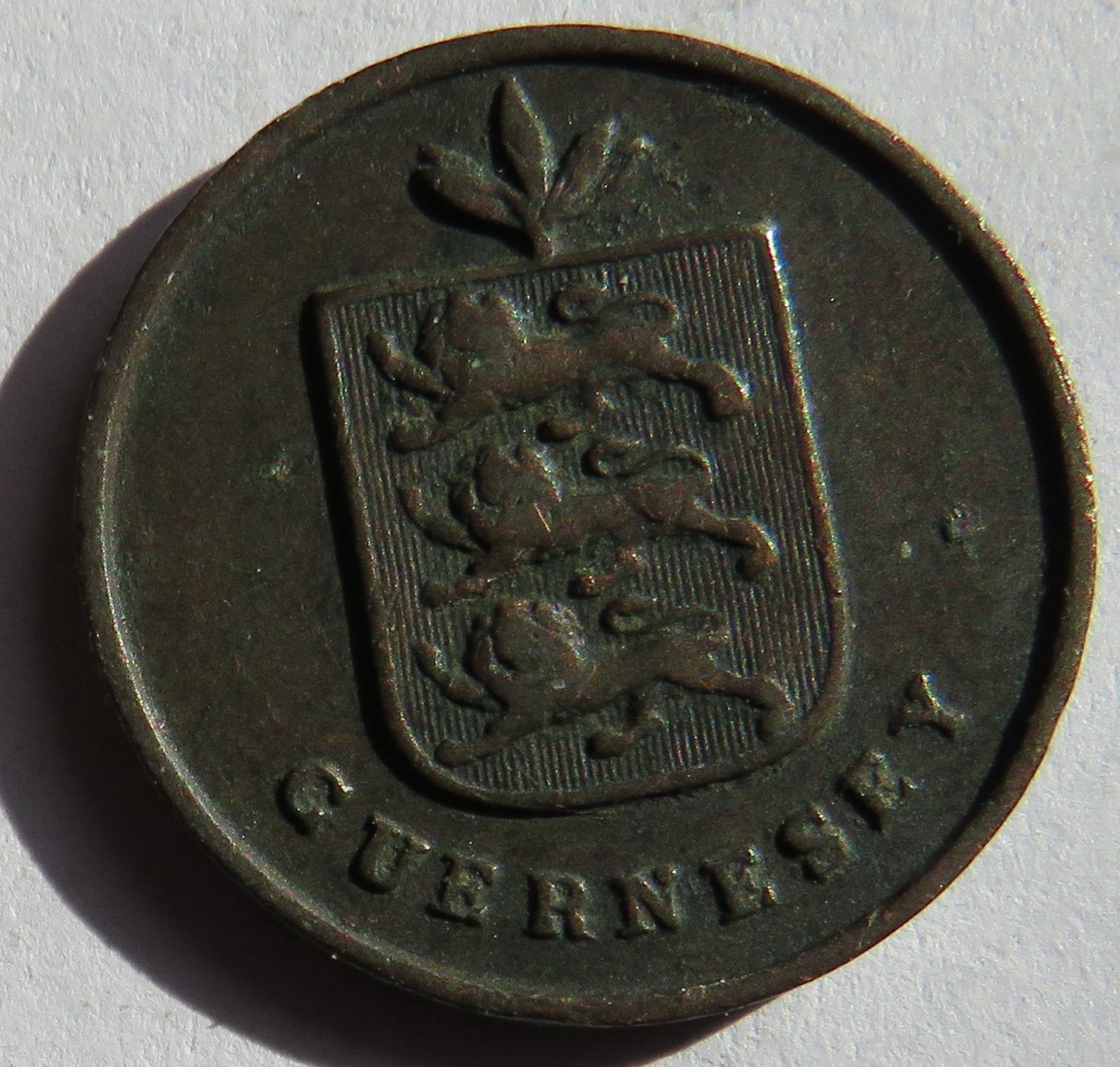 1830 Guernsey One Double Coin