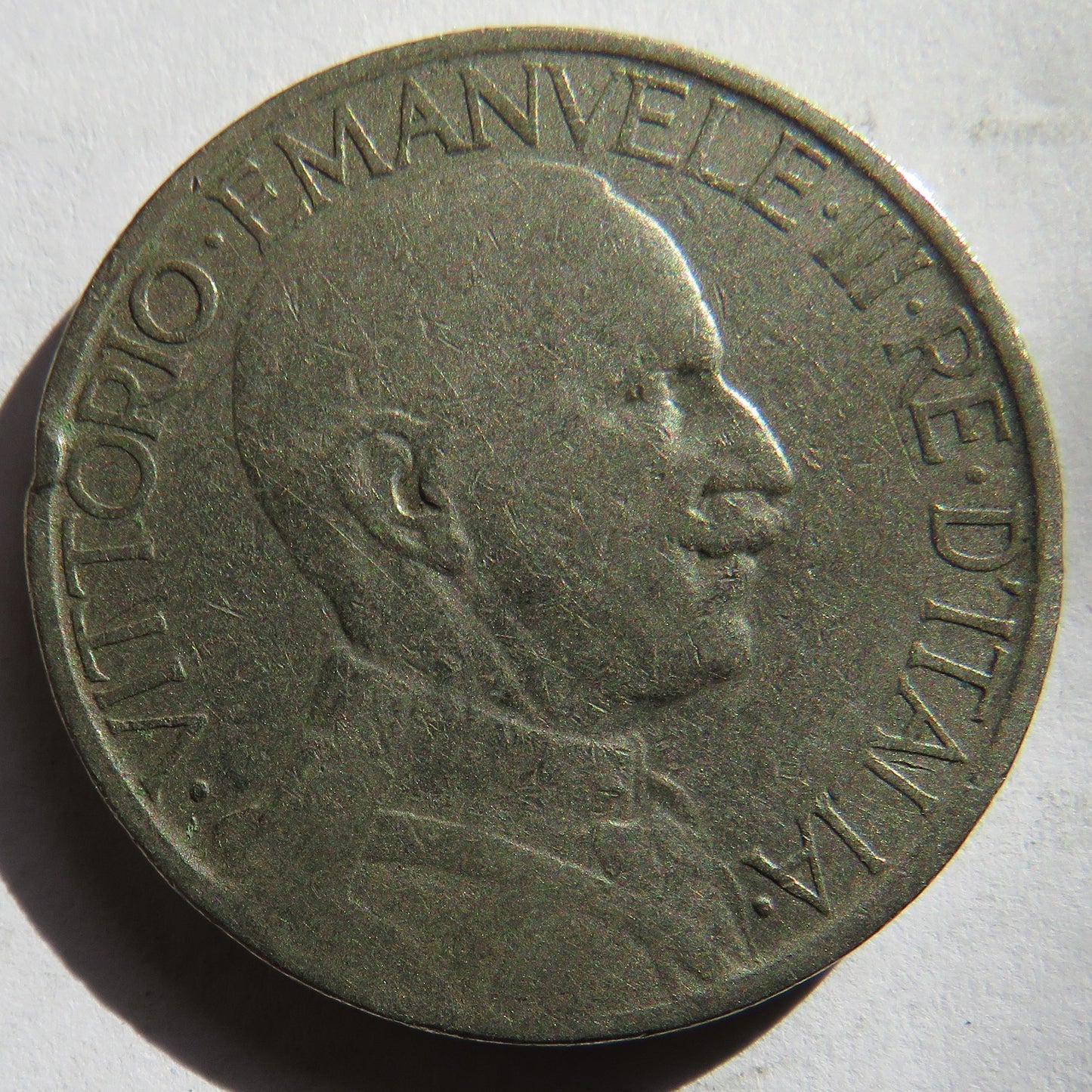 1924 Italy 2 Lire Coin