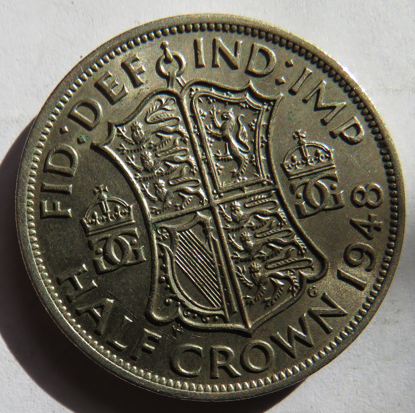 1948 King George VI Halfcrown Coin - Great Britain