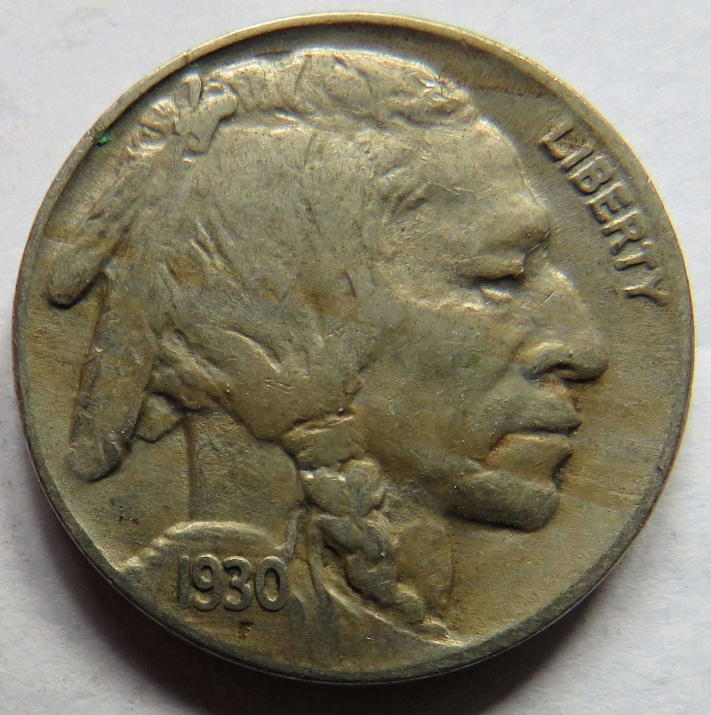 1930 USA Buffalo Nickel / 5 Cents Coin