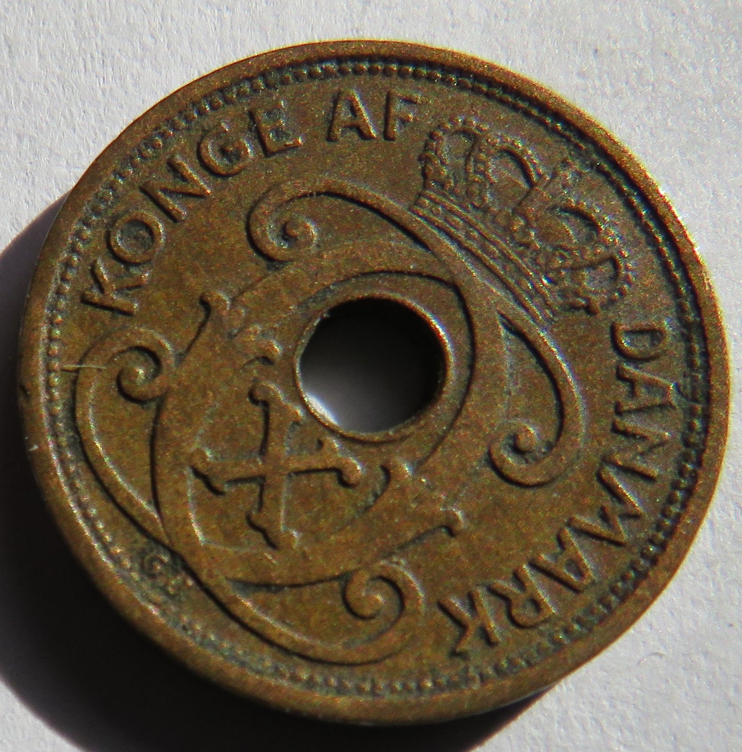 1930 Denmark One Ore Coin