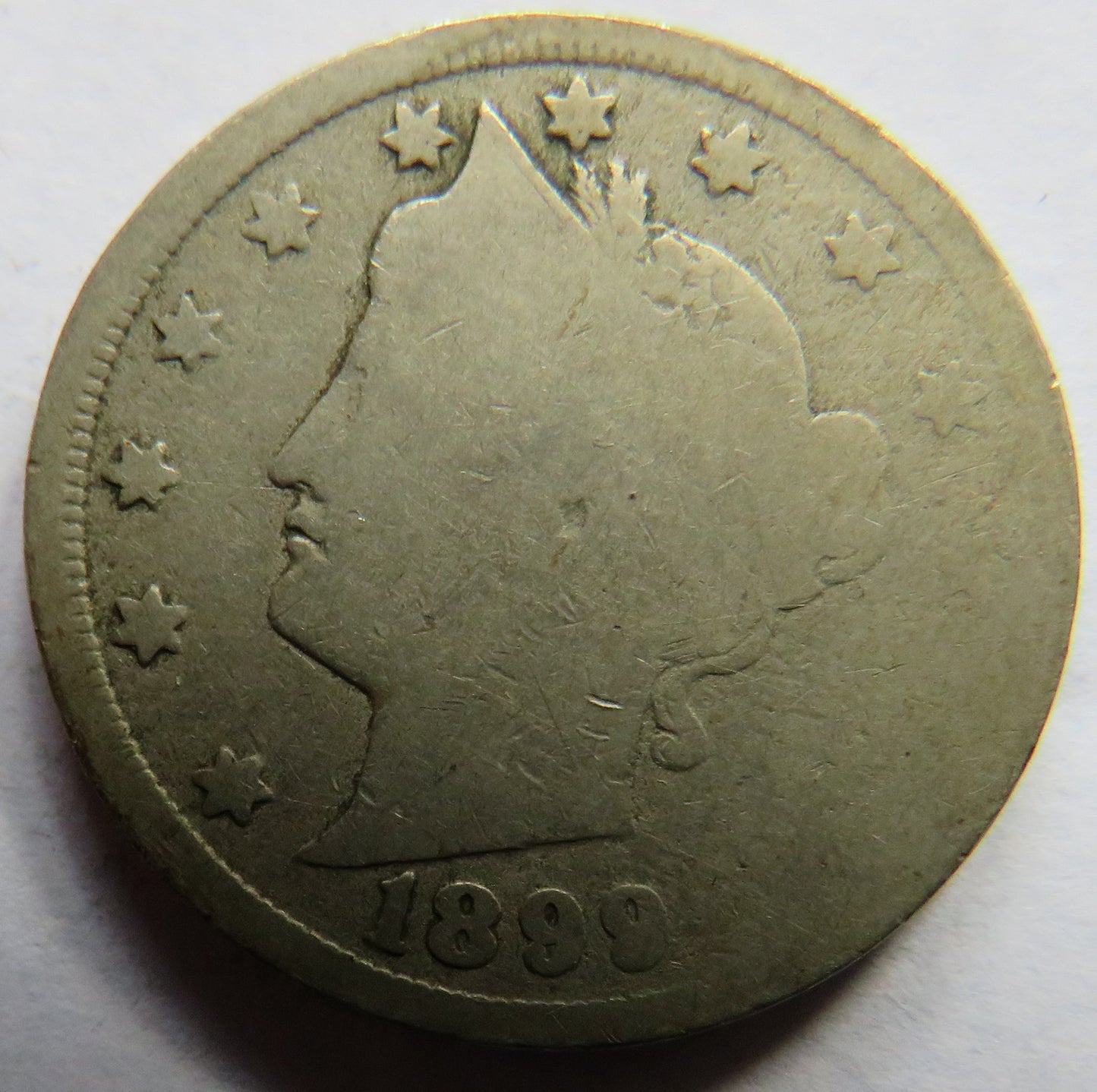 1899 USA Liberty Head Nickel / 5 Cents Coin